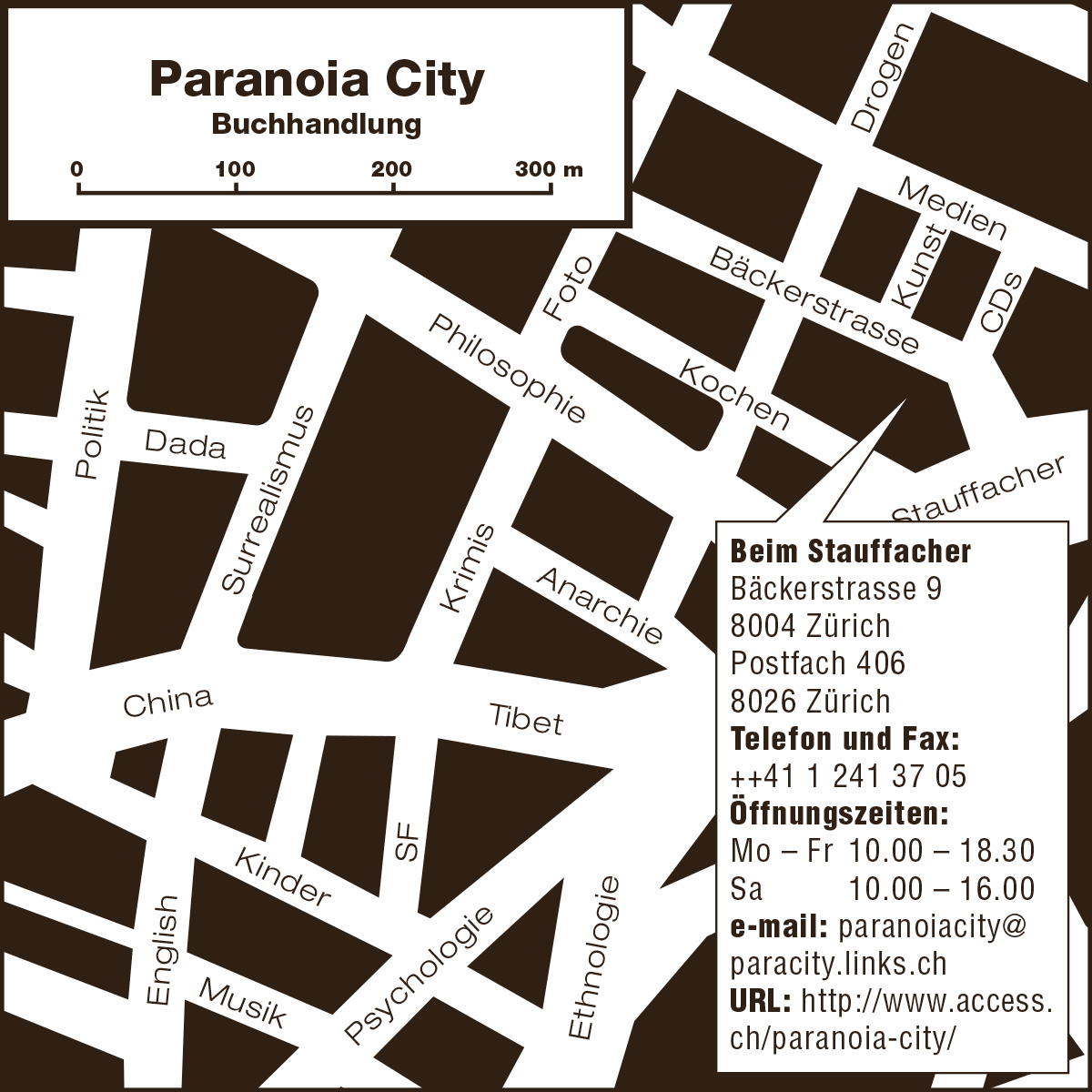 CICD für die Paranoia City Buchhandlung, 1995 — 1997
