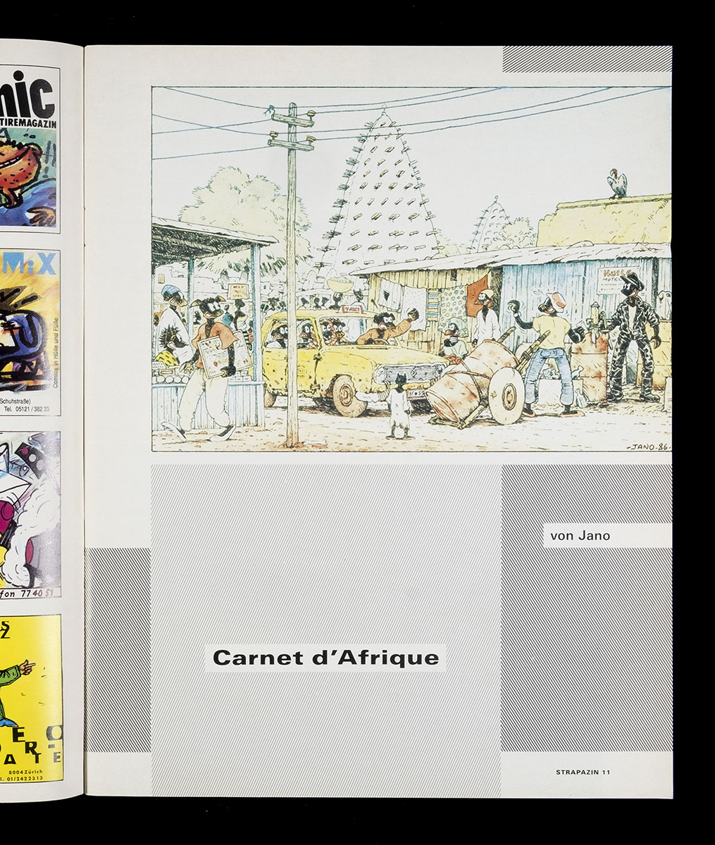 Layout für Strapazin - Das Comic Magazin, Nr. 123, Juni 2016